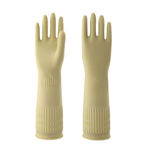 Gants Extra Longs en Latex de 38cm 110g, Souples, Légers, Imperméables pour le Ménage avec Manchette Roulée, Nettoyage de Cuisine, Résistants à l'Huile et à l'Eau, Réutilisables, Prêts à l'Expédition - Product Image 3