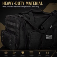 Sac de transport tactique multifonction robuste, grande capacité, imperméable, avec système MOLLE, pour randonnée et camping