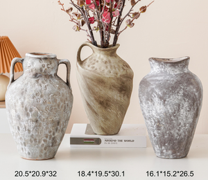 Nordic Vintage Ceramic <b>Vases</b> High Quality <b>Unique</b> Flower Ceramic <b>Vases</b> for Home Desktop - Product Image 6