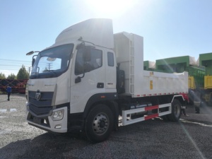 Neuer Foton GTL 4x2 Sattelzugmaschine Linkslenker Euro 2 Luftfederung Bergbau-Transport Flachbett Tieflader-Sattelauflieger - Product Image 4