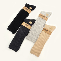 Nouvelles chaussettes épaisses et chaudes en laine de cachemire pour femmes