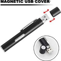 Pointeur laser 3 en 1 pour chats, recharge USB, lumière UV 395 nm, lampe torche et laser pour chats, multifonction, lumière noire, couvercle magnétique