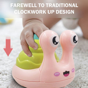 Voiture à rétrofriction pour bébé, motif dessin animé mignon, jouet escargot à pousser et à faire rouler pour tout-petits, vente en gros - Product Image 4