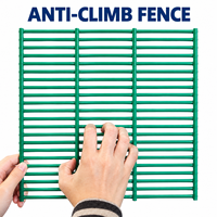 Système de panneaux de clôture anti-escalade modulaire 358, directement de l'usine, pour le périmètre des campus et des écoles