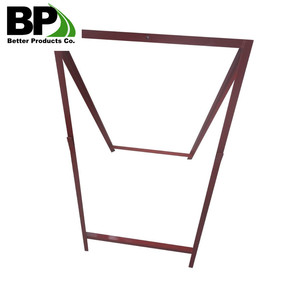 Suporte de cartaz mental para uso externo, quadro de sinalização de trânsito, suporte de quadro de quadro permanente ou temporário, ideal para uso em ambientes quentes