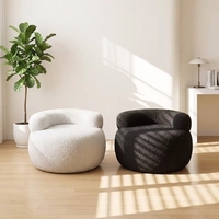 Fauteuil en velours nordique en forme de U pour la maison, le bureau et le salon