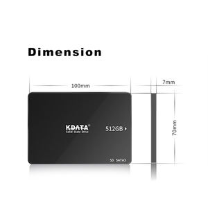 محرك أقراص صلبة Kdata ، محرك أقراص صلبة ، محرك أقراص صلبة ساتا ، ديسكو خارجي Duro 1 ive Disque Dur Externe SSD - Product Image 4