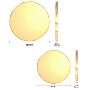 Moneta Commemorativa Personalizzata per Anniversario Aziendale, Grande Moneta in Ottone con Logo per Incisione Laser - Product Image 2