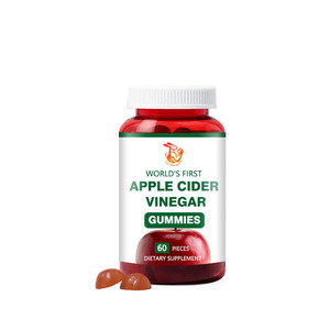 Gomitas de Vinagre de Sidra de Manzana al por Mayor de Fábrica con Vitamina B12, Gomitas Saludables de Vinagre de Sidra de Manzana con Antioxidantes Añadidos - Product Image 1