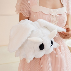 ตุ๊กตาหมาพุดเดิ้ลขนนุ่มสีขาว ของเล่นสุนัขยัดไส้ใยฝ้าย PP ขายส่ง - Product Image 5
