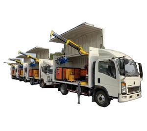 Multiple usage Chine Sinotruk Howo mini Camion de réparation mobile 4x2 Camion de service d'atelier mobile Camion d'entretien - Product Image 1