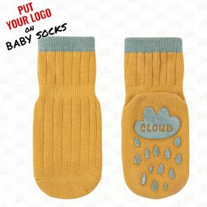 <span class=keywords><strong>Calcetines</strong></span> de algodón para bebé con cinta cómoda, diseño de rayas sin costuras, respetuosos con el medio ambiente, colores armoniosos y banda ancha. - Product Image 1