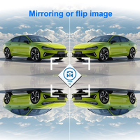 Moniteur à écran tactile de voiture sans fil numérique IPoster 5in avec kit de caméra de recul d'attelage magnétique rechargeable solaire sans fil 9600mah