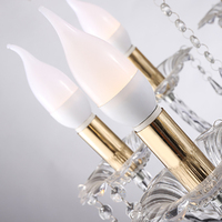 Lampe LED en forme de bougie Zhuoyun 110V 220V 3W à faible coût, ampoule acrylique E14, décoration pour mariage, fête, événement