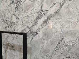 Quartzite gris Calacatta de style industriel pour revêtement mural de villa, sol, salle de bain, pierre de marbre polie, design graphique - Product Image 3