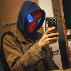 Halloween Full Face Move Eyes supereroe uomo maschera Cosplay Super eroe partito maschera <span class=keywords><strong>Spiderman</strong></span> - Product Image 3