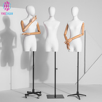 Maniquí de Medio Cuerpo Humano, Lujoso, Decorativo, Duradero, Hermoso, Realista, Versátil, Estable y Clásico, de Proveedor Chino