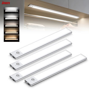 Striscia Luminosa a LED con Sensore di Movimento Dimmerabile Super Luminosa Ricaricabile USB Senza Fili Luce Notturna Adesiva per Scale, Gradini, Armadio - Product Image 1