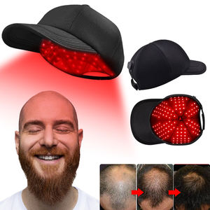 Topi Terapi Cahaya Merah Portabel untuk Pertumbuhan Rambut 660nm 850nm untuk Pria & Wanita, Topi <span class=keywords><strong>Laser</strong></span> Kasual dengan Timer & Pengontrol - Product Image 1