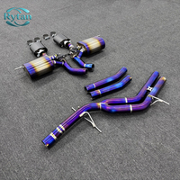 Système d'échappement Rytan Valved ou Valvetronic en titane Catback pour Porsche Cayenne E3 TURBO 2021 GT V8 4.0 sans embout