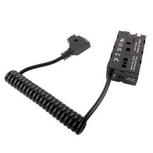 <span class=keywords><strong>C</strong></span>âble enroulé <span class=keywords><strong>D</strong></span>-<span class=keywords><strong>TAP</strong></span> DTAP vers batterie factice double face NP-F550 F750 F970 avec coupleur CC <span class=keywords><strong>USB</strong></span> <span class=keywords><strong>C</strong></span> pour appareil photo Sony - Product Image 5