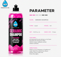 Shampoo pour lavage auto sans contact, qualité professionnelle, prix usine WA, idéal pour voitures, camions, motos