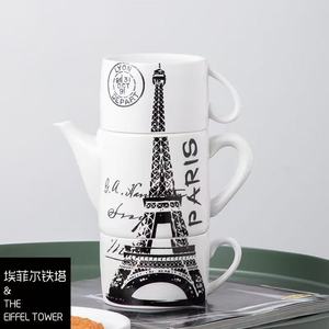 รูปปั้นเสรีภาพ, หอเอนของปิซา, หอไอเฟล, ชุดชาอลิซาเบธทาวเวอร์พร้อมหม้อชาขนาด450มล. ถ้วยชา180มล. - Product Image 6