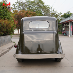 Voiture électrique rétro vert foncé brillant pour villas, pelouses, hôtels, mariages, tournages, tourisme et transport – Modèle <span class=keywords><strong>Pontiac</strong></span> 1935 - Product Image 6