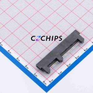 HDGCYLSY-SATA-115 Hard Drive Connector (SAS/SATA/M.2) SMD Connector SATA Male 22P Clamp Plate - Product Image 2