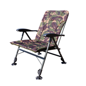 Sedia da Pesca Pieghevole in Stile Europeo, Resistente, con Struttura in Ferro, Regolabile, Portatile e Reclinabile - Product Image 1
