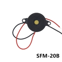 ZYSY SFM-20B DC3-24V Durable 3-V Avertisseur sonore électronique piézoélectrique 95DB Son continu pour voiture et fourgonnette