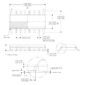 原装CD4017计数器/分频器单5位十年高16引脚T/R CD4017BM - Product Image 3