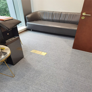 Moderner rutsch fester quadratischer Teppich Wasserdichter Schlaufen teppich einfarbig für Home Office Commercial Hotel Dec Schlafzimmer Living Plüsch - Product Image 4