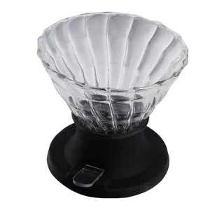 Heat Resistant Coffee Filter Cup Brew Coffee Smart Drip Filter Cup Switch Immersion Dripper with Paper Filter
