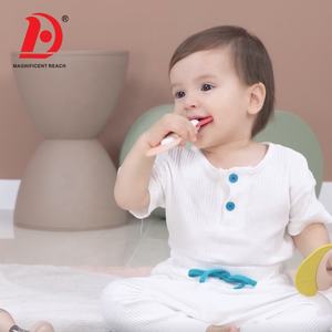 HUADA – ensemble cadeau <span class=keywords><strong>Montessori</strong></span> pour bébé, 8 pièces, en caoutchouc souple, Silicone, jouet sensoriel, <span class=keywords><strong>anneau</strong></span> de <span class=keywords><strong>dentition</strong></span> pour bébé, 2023 - Product Image 4