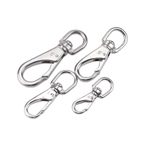 स्टेनलेस स्टील 316 समुद्री तैसा आंख स्नैक हुक #2 100 मिमी नौका हार्डवेयर पालतू चेन कीचेन लानीर्ड हुक क्लैस्प एक्सेसरीज - Product Image 5