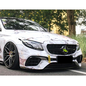 Accessoires de voiture, pièces détachées pour mercedes <span class=keywords><strong>Benz</strong></span> classe E W213 2016 — 2019, mise à niveau E63S modèle avec pare-choc avant et calandre antibrouillard - Product Image 4
