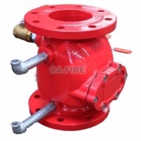 Vanne d'alarme incendie Vanne d'alarme humide Système d'extinction automatique Type de bride