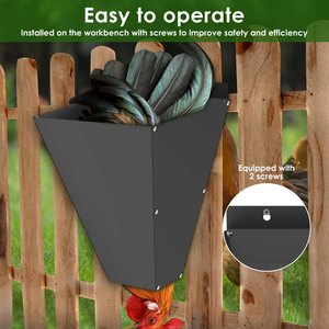 Cono de sujeción de pollos de hierro reutilizable, equipo práctico para el procesamiento y sacrificio de aves en granjas - Product Image 5