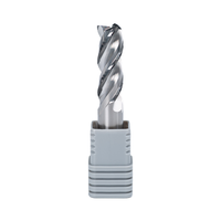 Fraise à bout droit ultra-longue à hélice haute efficacité 38-40, 3 cannelures, 8 mm, personnalisée OEM, en carbure
