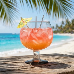 Vaso para Cócteles de 60oz, Plástico PET, Color Personalizado, para Fiestas y Eventos, Vaso para Bebidas, Logotipo Personalizado, Venta al Por Mayor - Product Image 1
