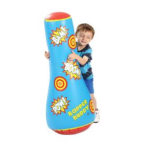 Wholesale Qihui Eco-Friendly Heavy Duty <b>Standing</b> Freestanding Inflatable <b>Punching</b> <b>Bag</b> PVC Boxing Trainer - Product Image 4