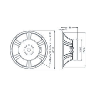 Âm thanh chuyên nghiệp <span class=keywords><strong>12</strong></span> <span class=keywords><strong>inch</strong></span> dòng mảng trình điều khiển loa, Chất lượng cao PA loa <span class=keywords><strong>woofer</strong></span> hệ thống âm thanh - Product Image 3
