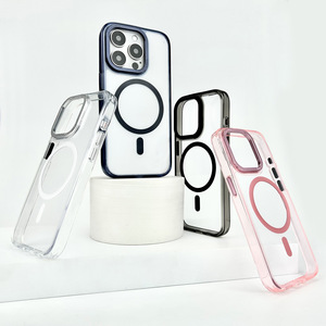 Coque de téléphone transparente en gel de silicone à forte adhérence magnétique pour <span class=keywords><strong>iPhone</strong></span> 16/17 <span class=keywords><strong>Pro</strong></span> <span class=keywords><strong>Max</strong></span>, surface miroir, bords souples, pour le commerce transfrontalier - Product Image 6