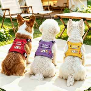 Ventilateur de refroidissement portable pour animaux de compagnie, harnais, gilet, ventilateur auto-refroidissant rechargeable par USB avec support pour chiens et chats, intérieur et extérieur - Product Image 2