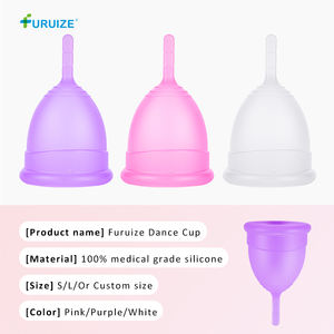 Furuize Protection de l'environnement Coupe menstruelle de qualité médicale Ultra-fine Multicolore Coupes menstruelles <span class=keywords><strong>Silicone</strong></span> médical - Product Image 2