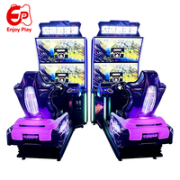 Simulateur de combat aérien interactif, cockpit d'arcade, vente flash, simulateur de vol et de tir pour un joueur, écran LCD 55 pouces pour centre d'arcade FEC