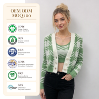 Ensemble de deux pièces en tricot de laine d'hiver pour femmes Style ÉLÉGANTE Haut long et longueur genou