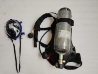 Appareil respiratoire autonome pour pompier, respirateur à pression positive en fibre de carbone pour les opérations de sauvetage incendie et d'urgence