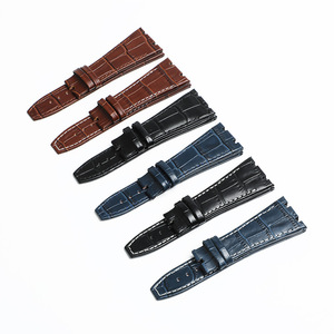 พอดีกับ AP15710ไม้โอ๊คนอกชายฝั่ง15703 26470 26133สายนาฬิกาหนังแท้พร้อมหัวเข็มขัดแบบกลัดขนาด27X18สำหรับเครื่องประดับ <span class=keywords><strong>Royal</strong></span> 27mm - Product Image 5